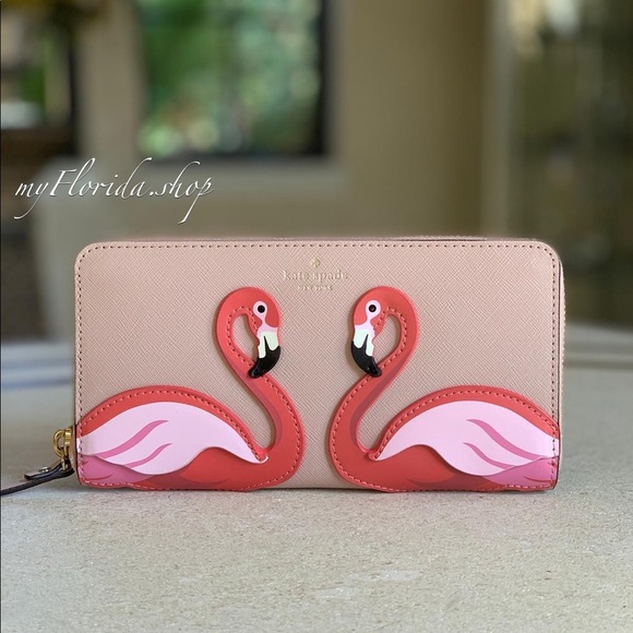 kate spade Handbags - NWT❗️Kate Spade Flamingo Wallet